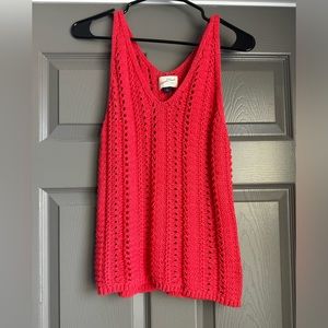 Universal Thread Coral Sleeveless Sweater Size: S